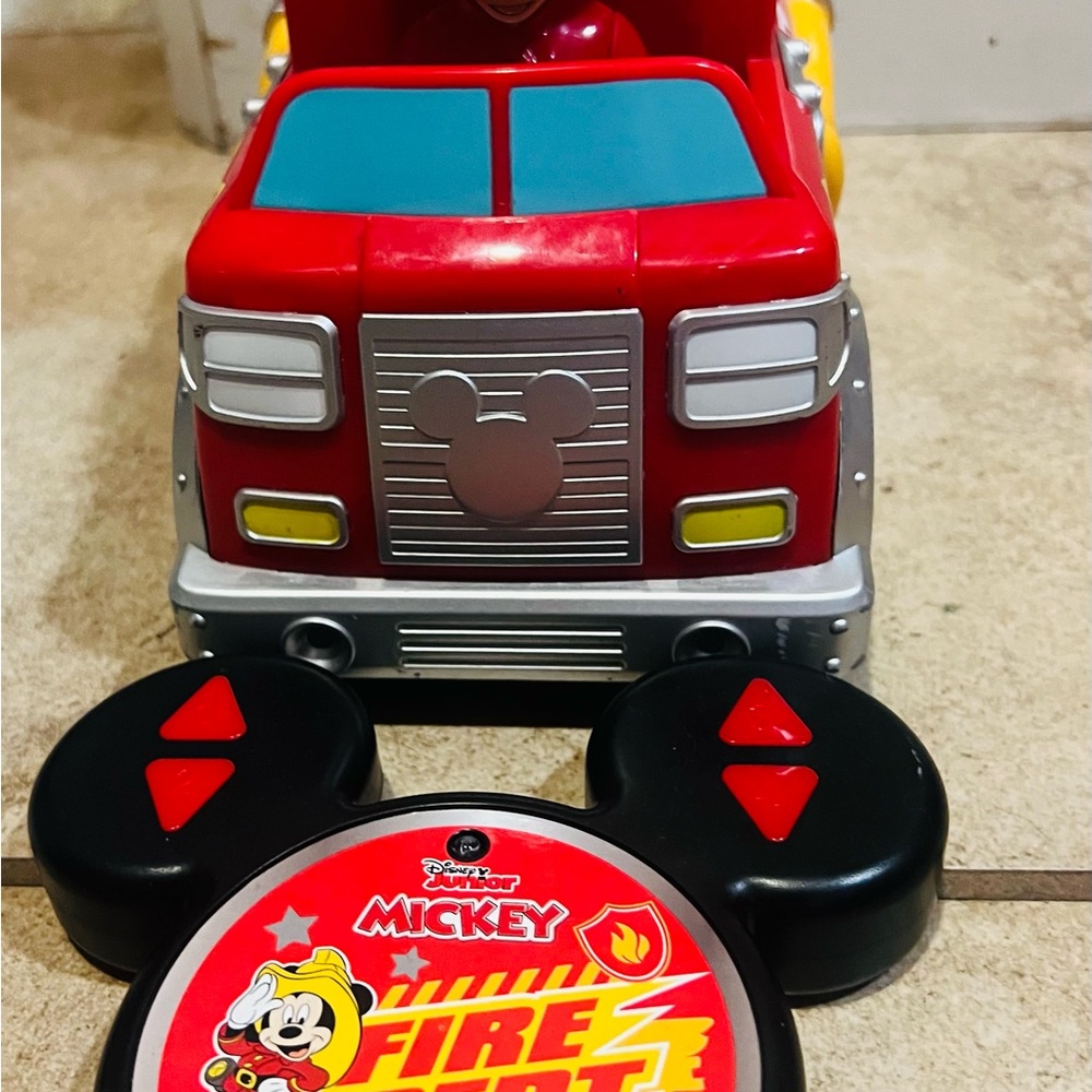Mickey Mouse remote control Fire Truck
